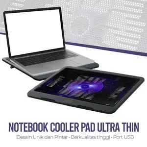 Notebook Cooler Pad Laptop Meja Kipas Pendingin Laptop