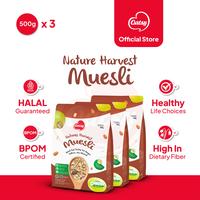 Gambar OATSY Muesli Natures Harvest 500gr - (Triple Pack) dari Oatsy Oatmeal & Muesli Kota Administrasi Jakarta Barat 1 Tokopedia