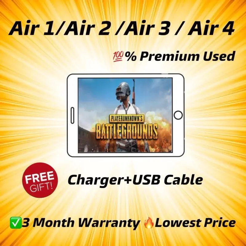 USED Tablet Air 1/Air 2/Air 3/Air 4 (Secondhand)