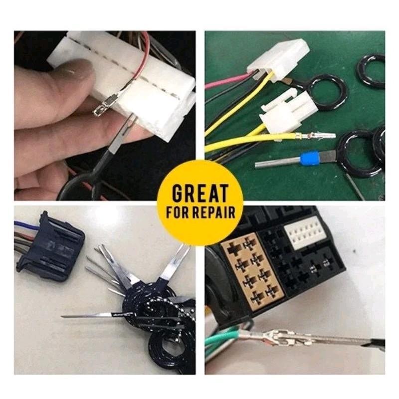 Product Introduction of Lensent 41pcs 11pcs set terminal connectoroin remover model car wire socket pin Wire Terminal removal opener tool socket pembuka Cable Connector Crimp Pins Extractors Hand Tool Plug Key Pin Ejector Release Pin Kit 12