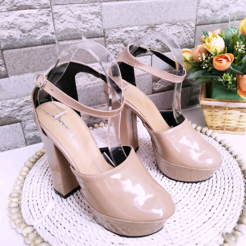heels slop 138 sandal slop tinggi 13cm High heels Wanita 5