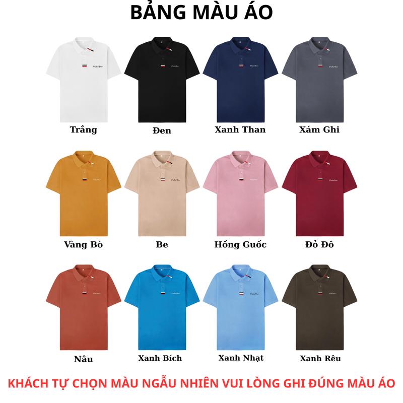 [COMBO 2 ÁO ] Áo Thun Polo Nam Nữ Logo Ngựa Thêu Chất Liệu CVC Cá Sâu Phong Cách Trẻ Trung Thanh Lịch Dễ Mặc Đồ Có Bigsize Trên 90kg - Polo Ngựa Thêu