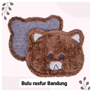 Keset karakter Bulu Rasfur Lucu lantai anti slip tebal Karpet