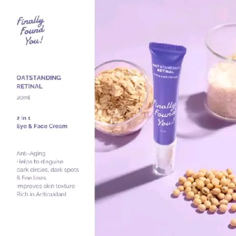 Finally Found You!! OATSTANDING RETINAL Eye & Face Cream skincare skin glow 2
