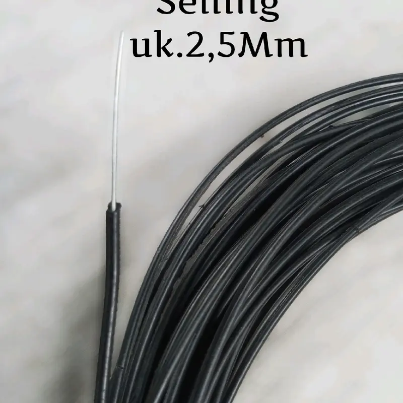 Kawat Baja Pengikat Pagar Model Terbaru Karet Seling - Panjang 10-50 Meter 1