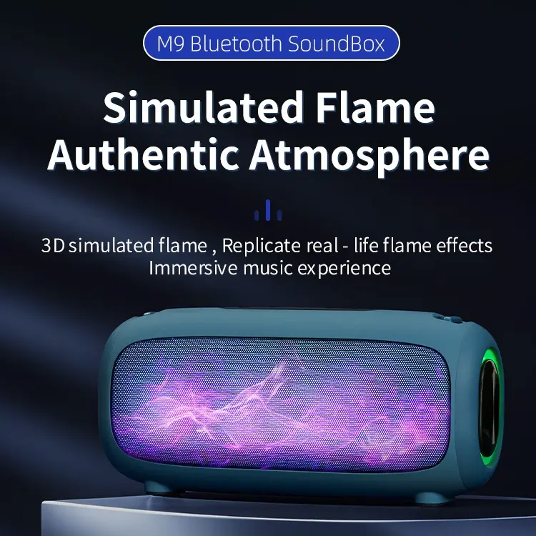 Intelligent Speakers with 3D Flame Light