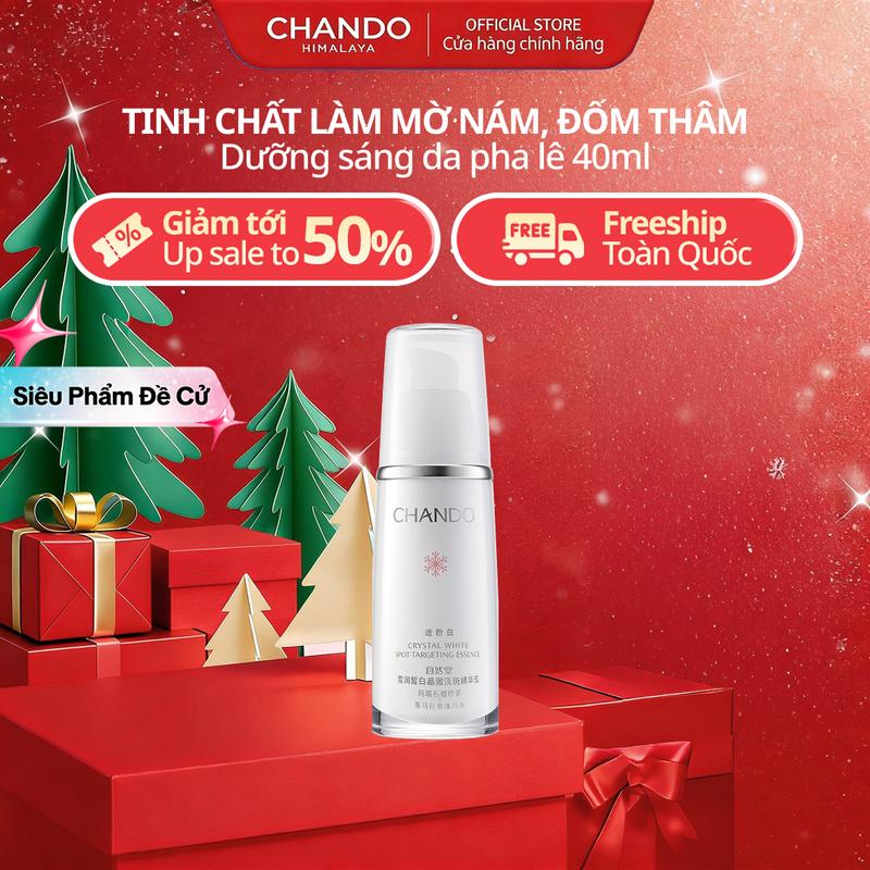 KOL Tinh chất hỗ trợ dưỡng sáng mờ nám Pha Lê CHANDO Himalaya Crystal White Essence 40ml Kem dưỡng sáng & cấp ẩm Pha Lê 50g