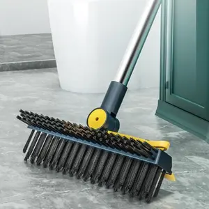 BISA COD H5858 Sikat Lantai Kamar Mandi 2 In 1 / Sikat Mutifungsi Gagang Panjang Stainless / Sikat Pembersih Toilet Multifungsi Dinding BISA COD H5858 Sikat Lantai Kamar Mandi 2 In 1 / Sikat Mutifungsi Gagang Panjang Stainless / Sikat Pembersih Toilet Multifungsi Dinding