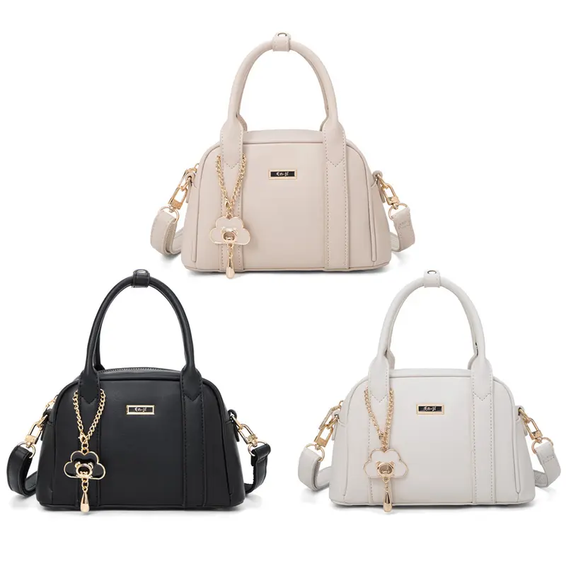 En-ji Musan Handbag - Ivory 8