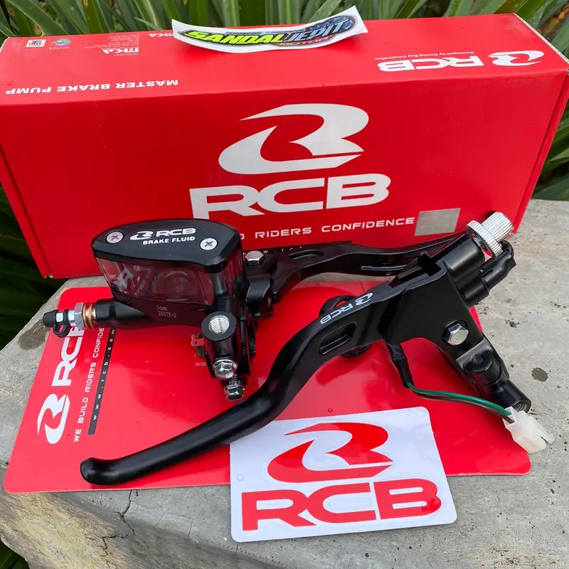 PAKET SET MASTER REM RCB OVAL 14 MM SET HANDLE KOPLING RCB E2 ORIGINAL KALIPER RCB S SERIES 2 PISTON ORIGINAL SELANG REM TDR MASTER SET RCB PNP RX KING CB GL MP TIGER GL100 BEAT SCOOPY VARIO AEROX NINJA R RR SS VIXION FU SONIC JUPITER Z 1 VEGA R FIZ R CBR 7