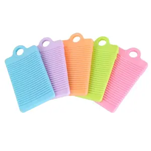 Papan Mini Cuci Pakaian - Penggilasan Pakaian Dalam Baju Anak Kaos Kaki Kain Lap Washboard - Gilesan Plastik