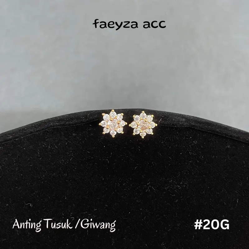 Anting tusuk anting giwang wanita anti karat anti luntur ( gabung) 3