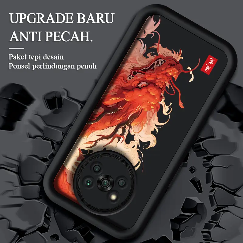 casing hp XIAOMI POCOX3NFC/X3/X3PRO one piece naga softcase for man premium keren 4