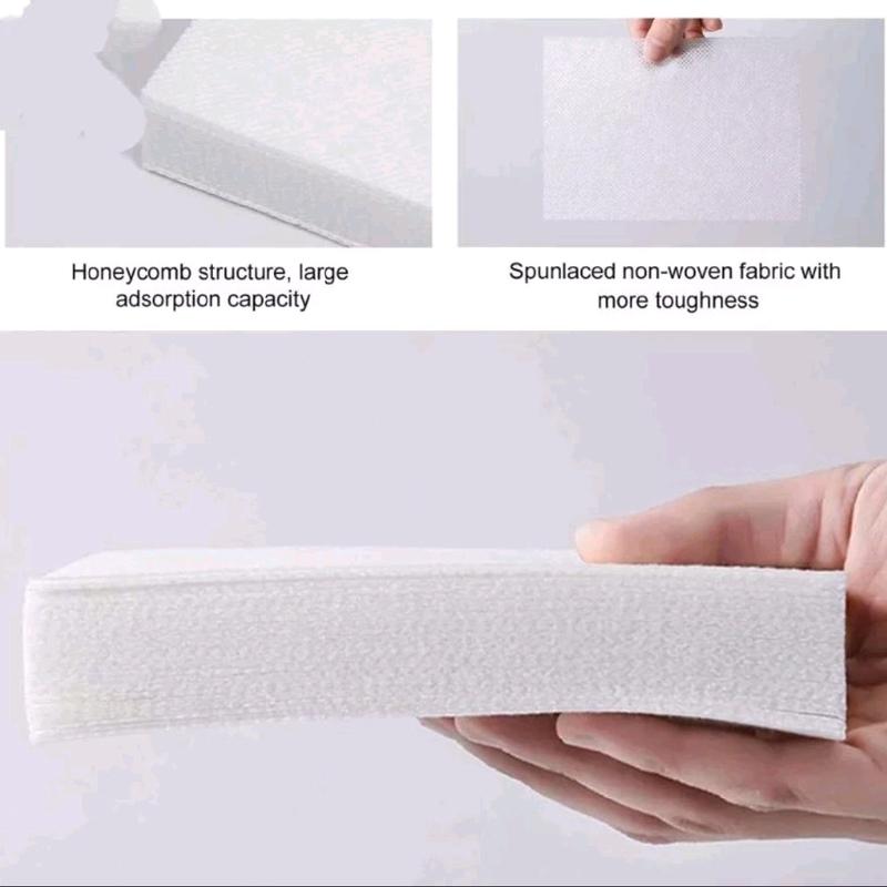 50 PCS/Bag Laundry Color Absorbing Tablets | Laundry Paper Anti-Staining | Anti-String Mixing Color Absorbent Paper White 6