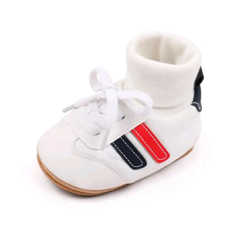 D08_JSB sepatu bayi baby shoes prewalker bayi laki-laki perempuan kaos kaki terbaru 0 3 6 9 12 bln terbaru  sepatu bayi kaos kaki model tali sepatu unisex  kekinian cute 1