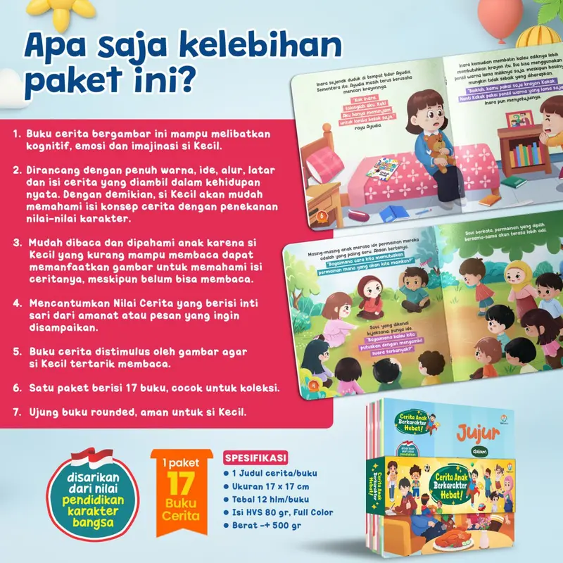 (isi 17 buku) Seri Cerita Anak Berkarakter Hebat - Ziyadbooks - Laris Maris 2
