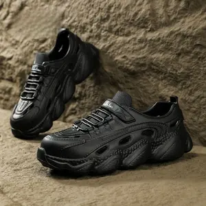 Sandal Pria Keren 2025  Karet Korea Bahan Pria Premium Anti Slip  Nyaman Dipakai Kerja  Travel Sandal Pria  Sandal Gunung Pria  COD Sendal