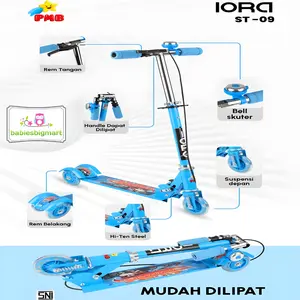 Scooter PMB ST 09 Rem Tangan Otoped Skuter Anak