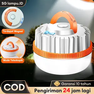 【Garansi 10 tahun】Lampu emergency Lampu Camping Lampu Taman Lampu Tenda Outdoor 600W Magnetik type-c Charger lampu emergency bisa di cas lampu cas  lampu emergency tahan 24 jam senter kepala super terang
