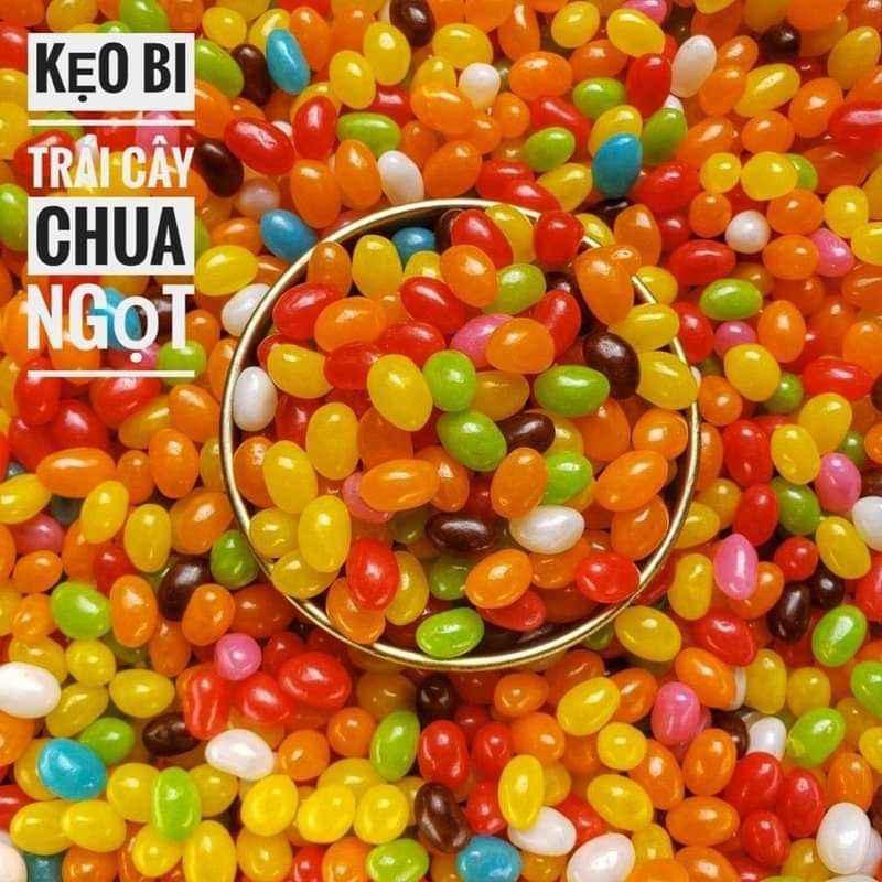  Kẹo Bi Vị Trái Cây Chua Ngọt siêu ngon hộp 500g 