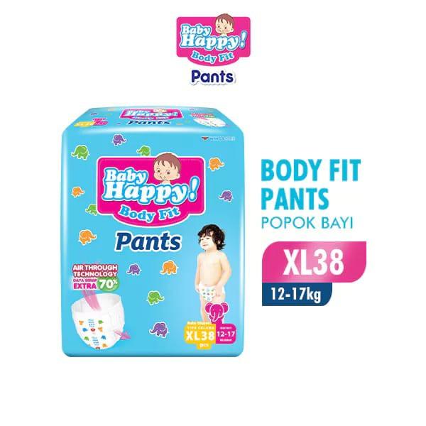 Product Introduction of [MURAH 2025] PAKET 3 BALL BABY HAPPY PANTS S40 M32 L28 XL26 XXL24 JUMBO 2 BALL S56 M48 L42 XL38 popok diaper bayi celana 9