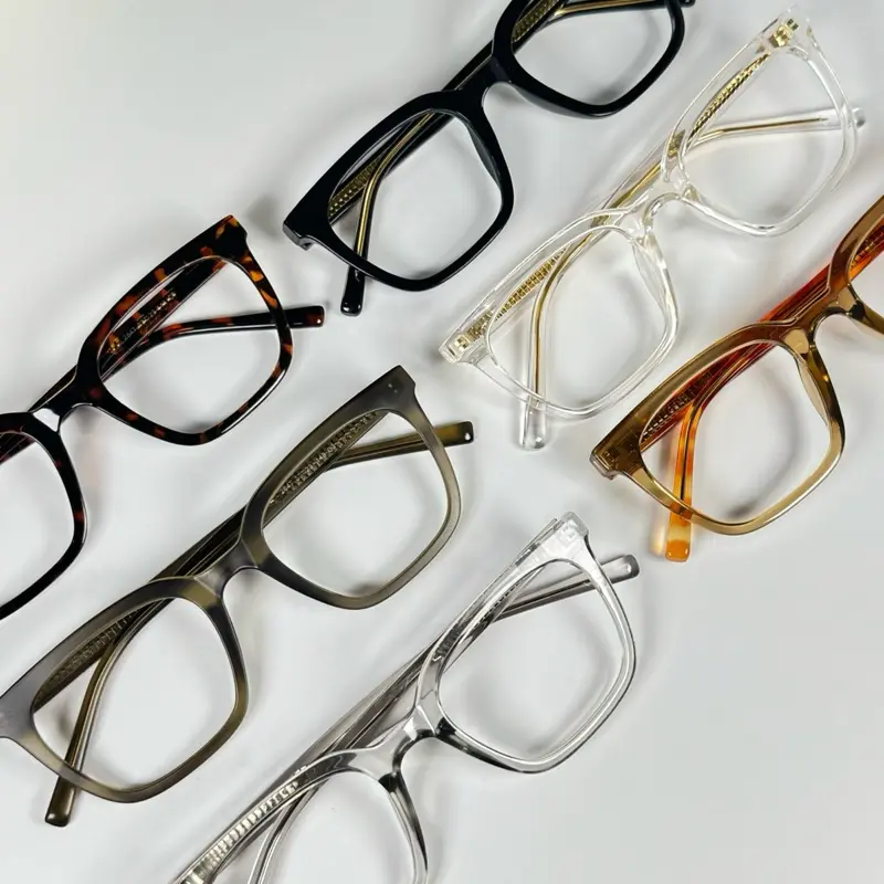 Kacamata kotak 2647 asetat premium blueray uniseks style terbaru eyewear Lensa Glasses 1