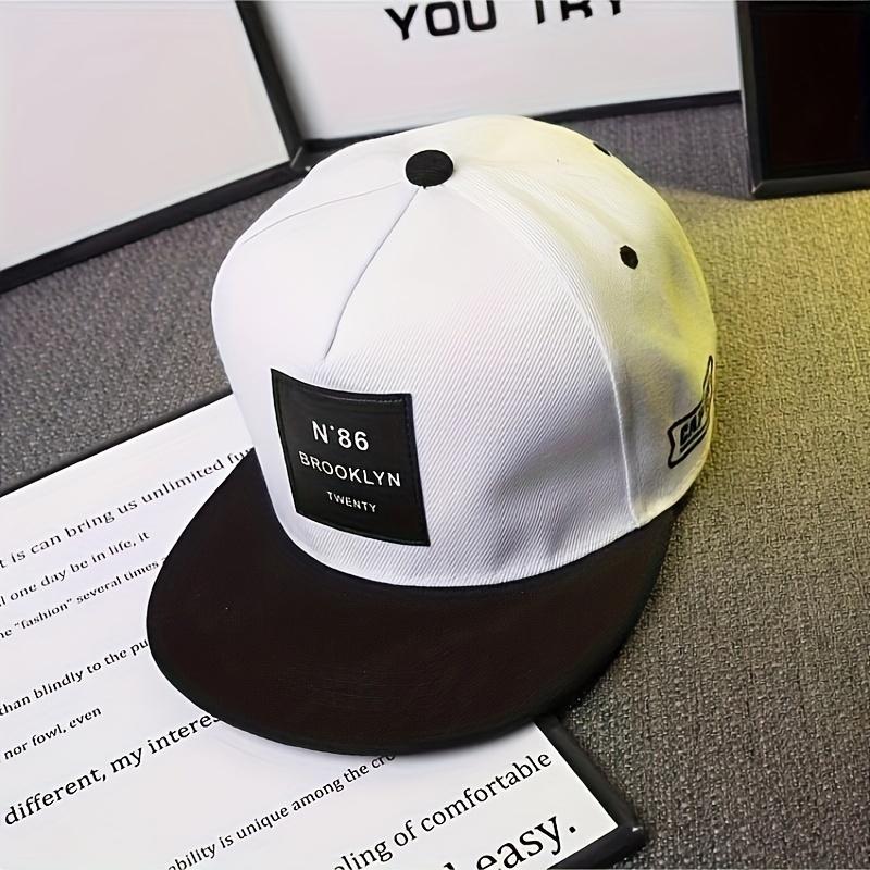 Mũ Bóng Chày, Viền Phẳng, Dành Cho Nam Và Nữ, N86 Ban Nhạc, Phong Cách Hip Hop, Chống Tia Cực Tím, Chống Nắng Ngoài Trời Và Che Nắng, Thích Hợp Cho Mùa Xuân Và Mùa Hè, 1 Chiếc 0