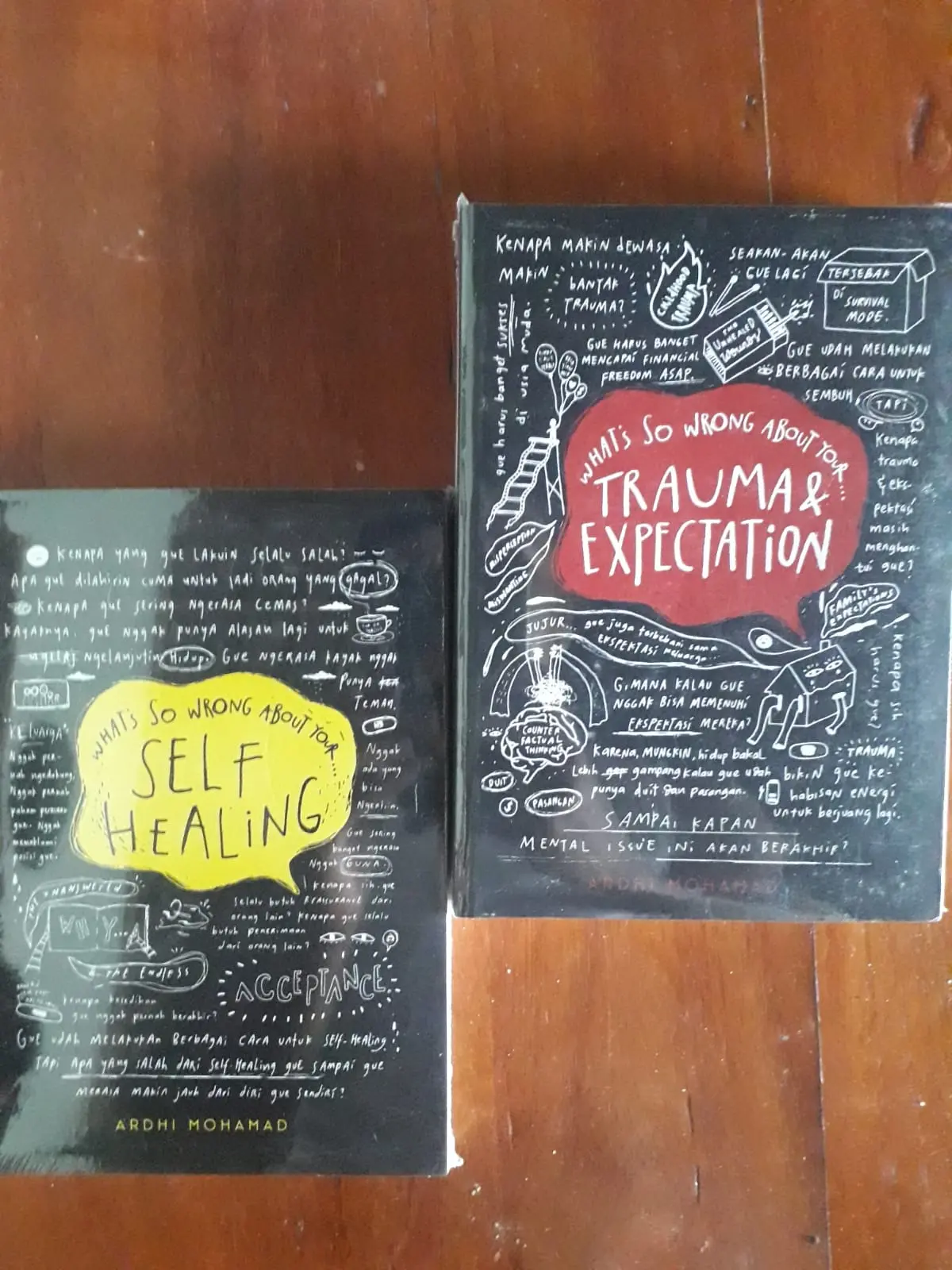 paket 2 buku self healing dan trauma & expectation