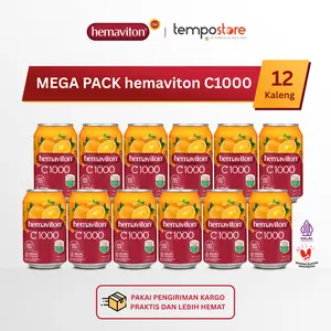 Mega Pack Hemaviton C1000 Orange 330ml isi 12