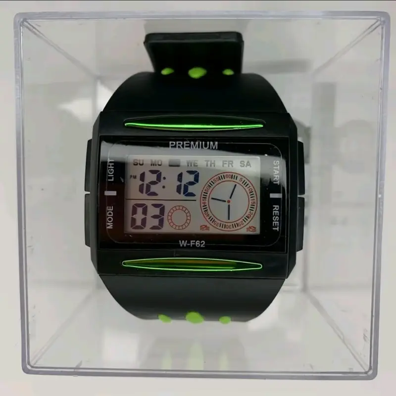 100 % Original Jam Tangan Lasika Bentuk / Body Kotak Anti Air watchh { dapat box , baterai cadangan + gelang } 5