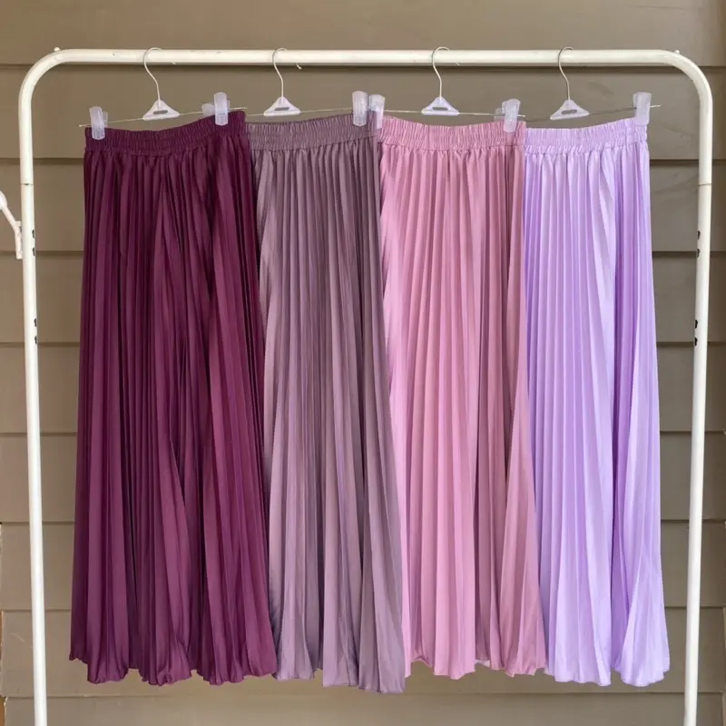 Rok Plisket Premium Grade A - Rok Panjang Untuk Wanita Dewasa 6