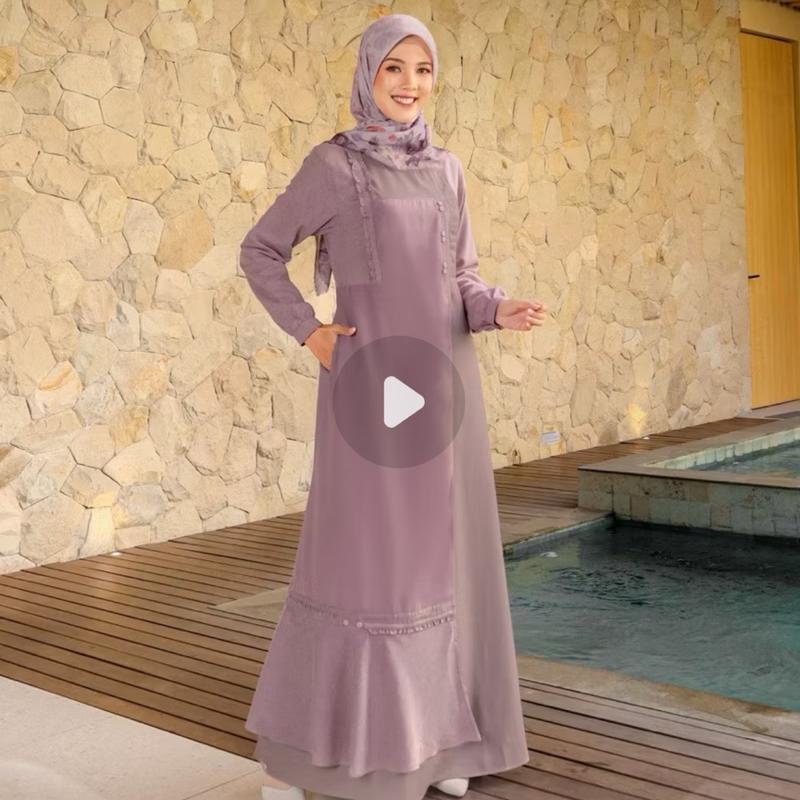 Gamis Sale 100Ribu Nibras Original - Model dan Warna Pilihan - Muslim 4