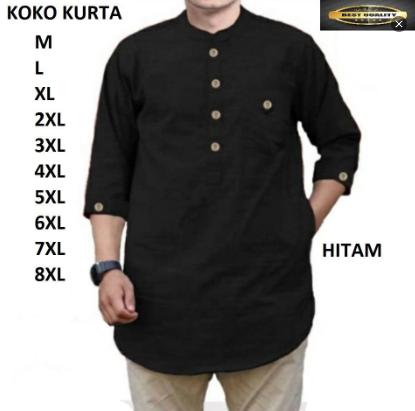 Product Introduction of KEMKO TERBARU KATUN TOYOBO LENGAN 3/4  BAJU MUSLIM DEWASA  VARIASI S,M,L,XL JUMBO 6