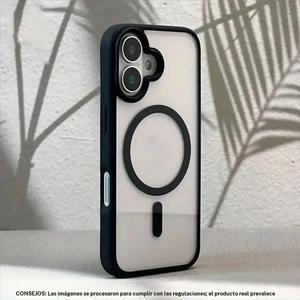 Funda magnética para carga inalámbrica, cubierta dura de acrílico transparente, accesorios para teléfono compatibles con iPhone 17 16 15 14 13 12 11 Pro Max Plus, Casing