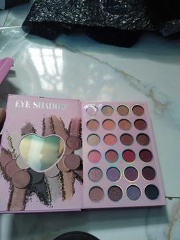 Product Review of IGOODCO 43 Warna bayangan mata Plat Glitter Powder Cosmetics Women Funny Cover Book Frosted Glitter Powder Sequins Eye Makeup Palette eye shadow from K**k f**y 1