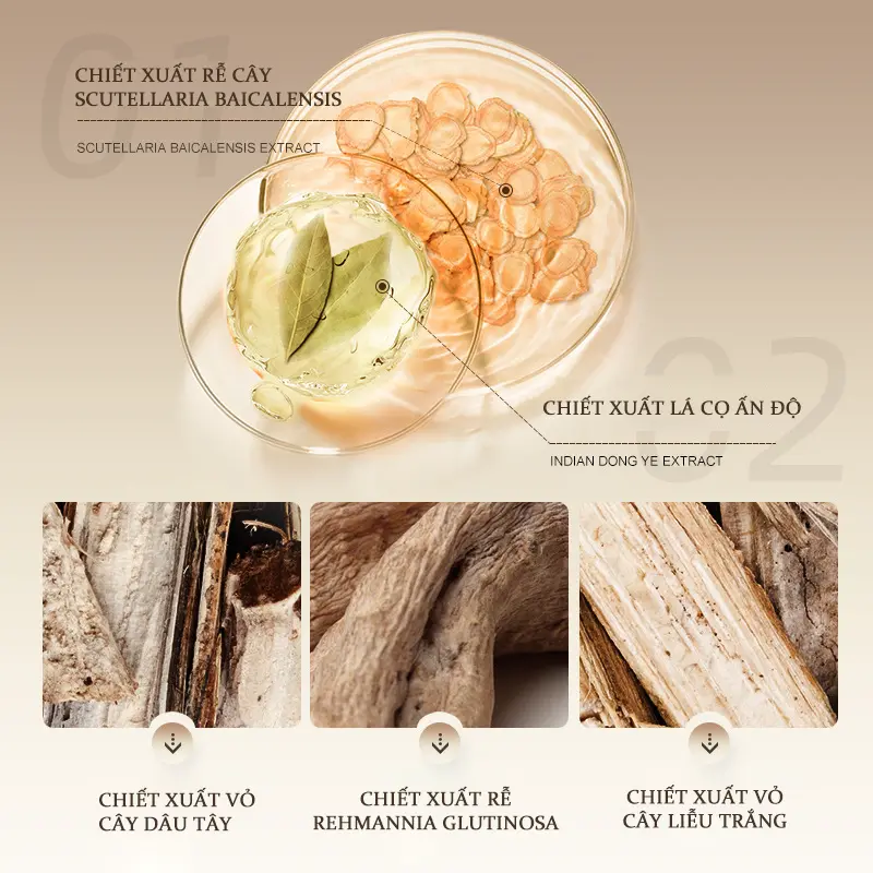 Tinh Chất Trị Mụn, XUEROUYA, Kiểm Soát Dầu, Làm Mịn Da, Huyết Thanh Chăm Sóc Da, 30ml Skincare 3