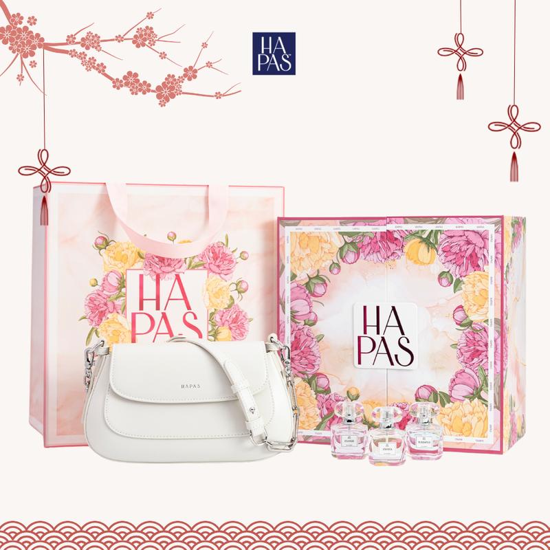   Set Quà Tặng  Hộp "Yêu Chiều 2025" HAPAS - Hộp Quà Tặng Túi Xách Dành Tặng Người Thương Dịp Lễ - TDV250882 
