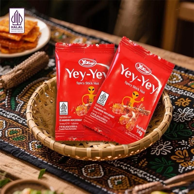 YIXUE Halal Snack Cemilan Renceng Renyah yey-yey Casual snacks Exciting snacks Spicy Snacks