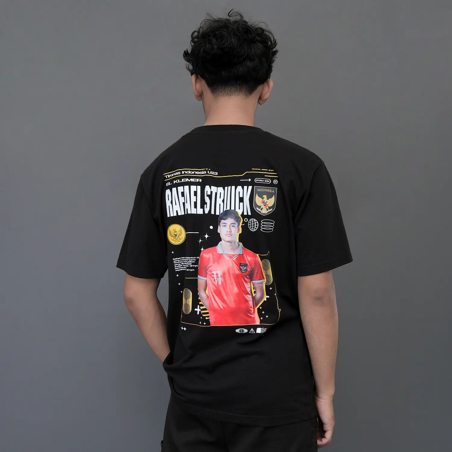 Fansbolastore - Rafael Struick Streetwear - Kaos Bola -  Timnas - T-Shirt Combed 24s Unisex
