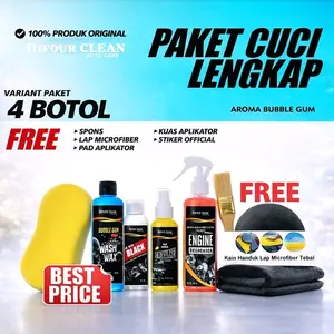 Terlaris No. 1 | PAKET CUCI LENGKAP 4 ITEAM BY HIFOUR CLEAN AUTO CARE PAKET LENGKAP PERAWATAN & PEMBERSIH MOTOR DAN MOBIL Penghilang Karat pengkilap body engine degreaser mesin