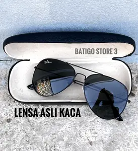 KACAMATA HITAM GAYA/FASHION LENSA ASLI KACA ANTI SILAU MODEL TERBARU FREE  BOX DAN LAP COD/BAYAR DITEMPAT