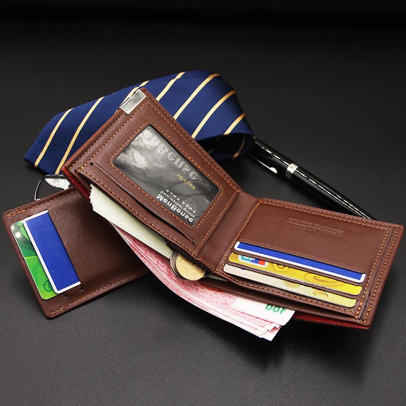 Dompet Terbaru Pria Menbense Import Cowok Kulit PU Leather Banyak Slot Penyimpanan 3