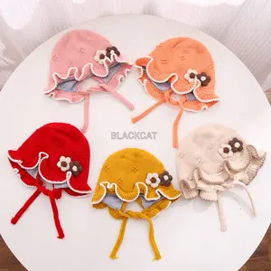 Topi Noni Bayi Topi Bucket Topi Bonnet Bayi Topi Pelindung Matahari Topi Bayi Newborn Topi Lucu Adem
