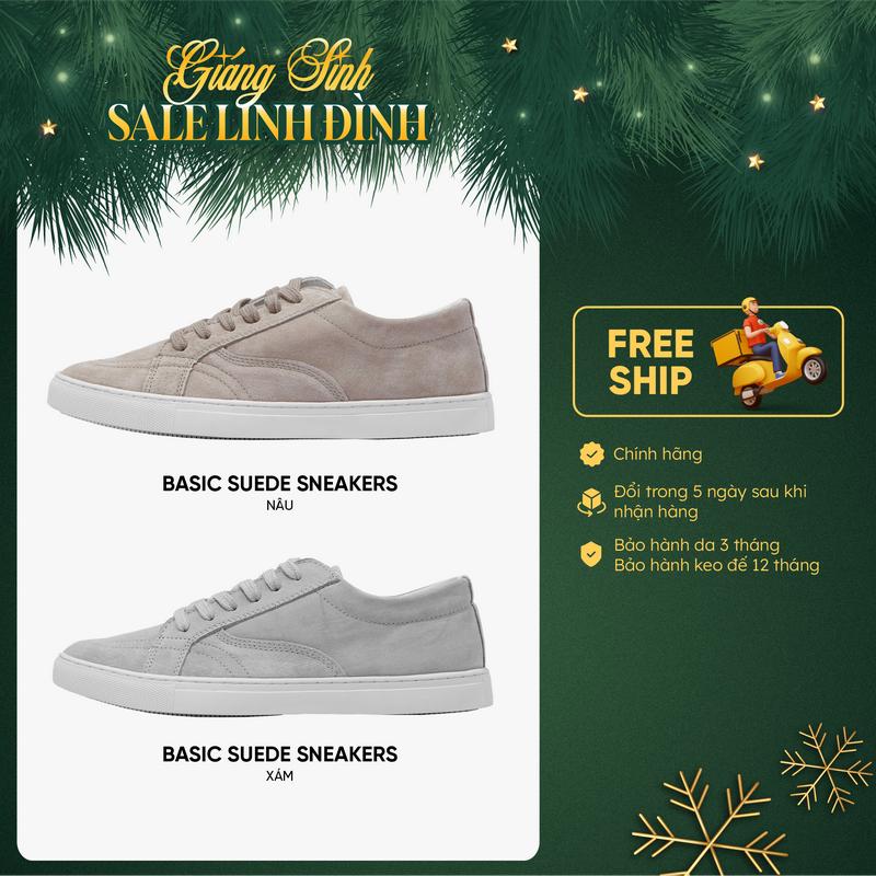 Giày Nam Bentoni Basic Suede – Chất Liệu Da Lộn Cao Cấp Mềm Mại Giữ Phom Dễ Phối Đồ Chống Trơn Bền Đẹp Thời Trang Năng Động – Phù Hợp Đi Làm Đi Học