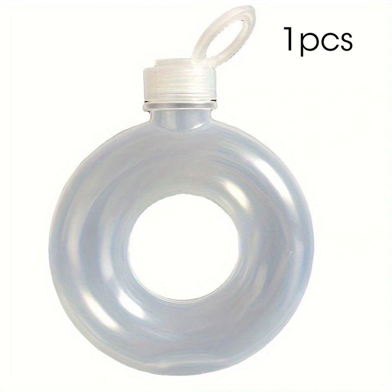 Product Introduction of Youth-friendly Water Bottle Bpa-free Drink Bottle Cute Donut Kids Water Bottle Leak-proof Travel Cup with Handle Ring Anti Fall 45