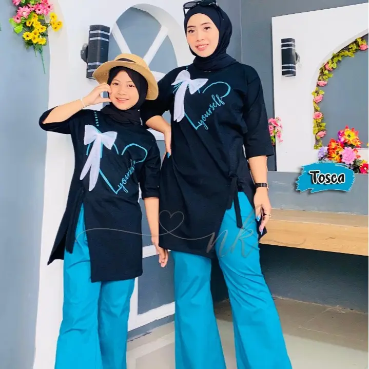 SETCEL NAVISA BY NN FASHION BISA COUPLE IBU DAN ANAK/OOTD TERBARU 2024 DARI NK 0RIGINAL01 READY DI KOLEKSI RANUM Baju Katun Setelan Wanita