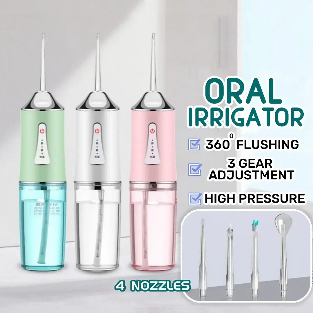 Advanced Rechargeable Oral Care Water Flosser: Achieve Deep Cleaning, Fresher Breath, and Healthier Gums - Remove Plague