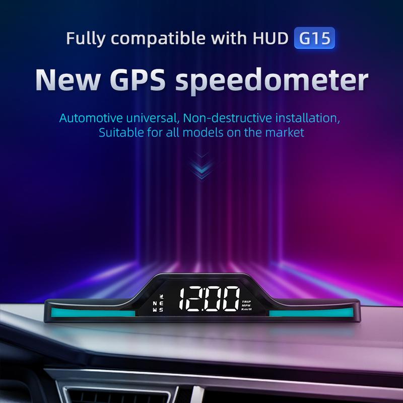 Car Head Up Display HUD GPS Computer Speedometer Windshield Projector ...