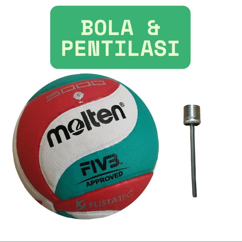 Bola voli m5000 press voly terbaru berkualitas Ball Outdoor Volley Volly Olahraga 4