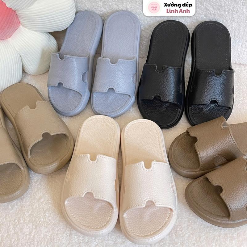 [ DEAL MỞ BÁN] LA075 - Dép Quai Ngang Nữ Chữ H Chất Liệu EVA Êm Chân Dép Nữ Thời Trang Đế Cao 3cm Chống Trơn Trượt Phù Hợp Đi Chơi Đi Làm